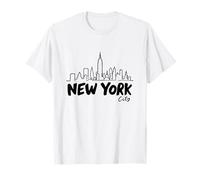 New York, orizzonte, souvenir, punto di riferimento, stati Uniti Maglietta
