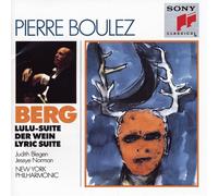 New York Philharmonic Berg: Lulu Suite; Der Wein; Lyric Suite (CD)