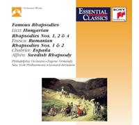 New York Philharmonic Liszt / Enescu / Chabrier / Alfven: Famous Rhapsodies (CD)