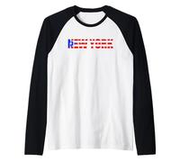 New York Puerto Rico Flag Nuyorican Maglia con Maniche Raglan