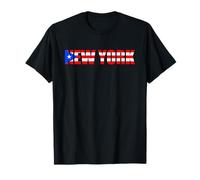 New York Puerto Rico Flag Nuyorican Maglietta