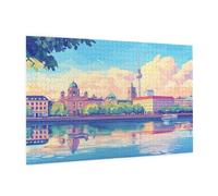New York Puzzle 300 Pezzi Adulti, 5D DIY Puzzle Paesaggio Pattern Design con Confezione Regalo per Regalo Donna, Attività Famiglie Impegnative Principianti per Home Wall Bedroom Decor 40 x 28 cm -937Y