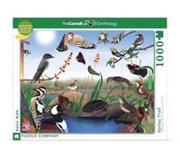 New York Puzzle Company - Cornell Lab Spring Trail - 1000 Piece Jigsaw Puzzle
