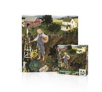 New York Puzzle Company Loré Pemberton Market Gardner Mini - Puzzle da 100 pezzi per serate di gioco in famiglia di Loré Pemberton