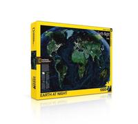 New York Puzzle Company - National Geographic Earth at Night - 1000 Piece Jigsaw