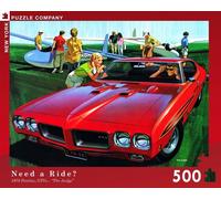 New York Puzzle Company - Need a Ride? - 500 Piece Jigsaw Puzzle