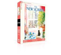 New York Puzzle Company New Yorker Cats Eye View 1000 Piece Jigsaw Puzzle