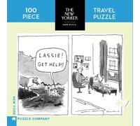 New York Puzzle Company - New Yorker Lassie Get Help Mini - 100 Piece Jigsaw Puz