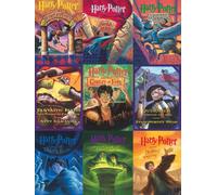 New York Puzzle Company - Puzzle Harry Potter - Collage di copertine di libri - 500 Pezzi