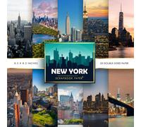 New York Scrapbook Paper: Double-Sided Decorative Craft Papers for JunkJournals, Wrapping, Card Making, Mixed Media & More