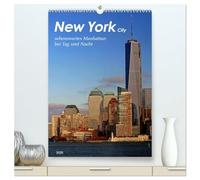 New York - sehenswertes Manhattan bei Tag und Nacht (hochwertiger Premium Wandkalender 2026 DIN A2 hoch), Kunstdruck in Hochglanz: Kurztrip durch die ... im Herzstück einer pulsierenden US-Metropole