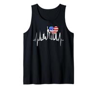 New York Skyline Batticuore Statua libertà NY Amo New York Canotta