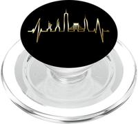 New York Skyline Batticuore Statua Libertà NY New York PopSockets PopGrip per MagSafe