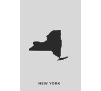 NEW YORK SKYSCRAPER FOG - Premium Lined Journal | 6" x 9" | Soft Cover | 120+ Pages - Bold State-Inspired Design: A High-Quality State Notebook - Ideal for School, Work, or Everyday Notes