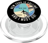 New York sta chiamando e devo andare nello Stato di New York PopSockets PopGrip per MagSafe