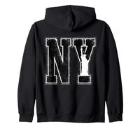 New York Statua della libertà Skyline Design Felpa con Cappuccio