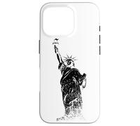 New York Statua della Libertà Vintage Skyline Stati Uniti NY Custodia per iPhone 16 Pro