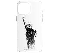 New York Statua della Libertà Vintage Skyline Stati Uniti NY Custodia per iPhone 16 Pro Max