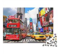 New York strada Puzzles 1000 Pezzi In cartone Resistente, Un Puzzle Per Gioco Educativo Per La Sgonfiatina, Ideale Per Attività Fuzzle Post-scuola, 38x26cm/1000pcs