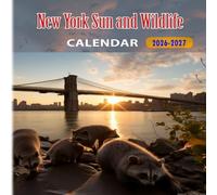 New York Sun and Wildlife Calendar 2026-2027: 18 Month Planner To Keep You On Track from Sep 2026 to Dec 2027,Square 8.5 x 8.5 Inches Gift For Organizing & Planning