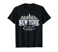 New York Team Skyline Word Art Aaron Judge Baseball MLBPA Maglietta