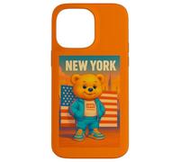 New York Teddy Bear, New York City USA Flag Love Yourself Custodia per iPhone 14 Pro Max