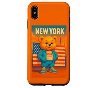 New York Teddy Bear, New York City USA Flag Love Yourself Custodia per iPhone XS Max