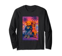 New York Teddy Bear Outfit, I Love New York, New York City Maglia a Manica