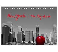 New York - The Big Apple (Tischkalender 2026 DIN A5 quer), CALVENDO Monatskalender: New Yorker Stadtansichten aus jeder Perspektive.