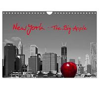 New York - The Big Apple (Wandkalender 2026 DIN A4 quer), CALVENDO Monatskalender: New Yorker Stadtansichten aus jeder Perspektive.