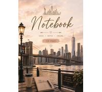 New York Themed Notebook: A4 Size, 150 Lined Pages for Ideas, Notes & Dreams