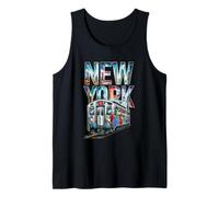 New York Treno Graffiti Stile Nyc Metropolitana Car Street Hip Hop Canotta