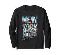 New York Treno Graffiti Stile Nyc Metropolitana Car Street Hip Hop Maglia a Manica