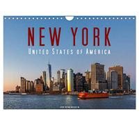 New York - United States of America (Wandkalender 2026 DIN A4 quer), CALVENDO Monatskalender: 12 New Yorker Highlights in brillanten Bildern