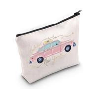 New York Vacation Gift NCY Bachelorette Party Favor Take Me to New York Zipper Pouch Makeup Bag, A New York Eu, Borsa cosmetica con stampa