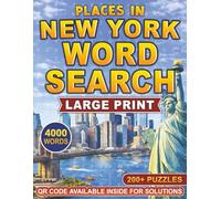 New York Word Search: 200+ Puzzles Featuring 4,000+ Places Across the Empire State