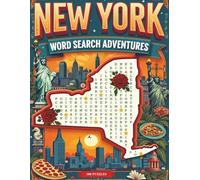 New York Word Search Puzzle Book for Adults: Large Print Brain Games for Travel, Seniors & Relaxation: 100 New York-Themed Puzzles with Fun Facts, ... for Road Trips, Gifts & Brain Boosting Fun