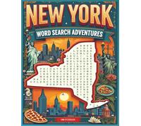 New York Word Search Puzzle Book: Large-Print Brain Games and Travel Fun | Explore NYC, History, Nature & Culture in New York City and State