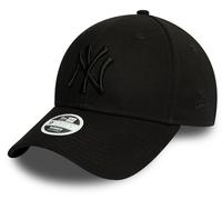 New York Yankees Donna New Era 9Forty Essenziale Tutti Nero Cappello Baseball