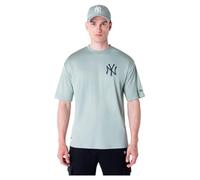 NEW YORK YANKEES Maglietta Unisex a Maniche Corte, Colore Verde Pstl, XL EU