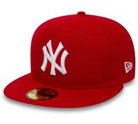 New York Yankees New Era 59Fifty MLB Scarlatto Cappello Baseball