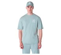 NEW ERA Maglietta 'NEYYAN' verde pastello / bianco, Taglia M
