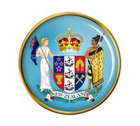 New Zealand Cappotto Of Arms Spilla