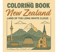 New Zealand: Coloring Book for Adults and Teens for relaxing with the spirit of New Zealand