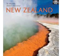 New Zealand - Neuseeland 2026 - 16-Monatskalender: Original The Gifted Stationery Co. Ltd [Mehrsprachig] [Kalender]