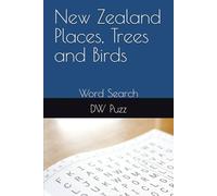 New Zealand Places, Trees and Birds: Word Search
