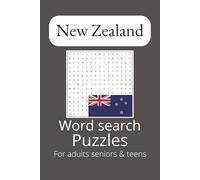 New Zealand Word Search Puzzle Book: Featuring Kiwi Towns, Culture, and Slang | 6 x 9 inches, 110 pages | 50+ puzzles