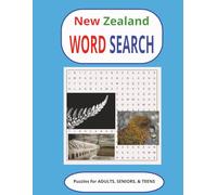 New Zealand Word Search Puzzle Book: Word Searches with easy to read prints About What New Zealand is Known for, Places and More | 8.5 X 11 inches | ... Gift, Challenge Seekers and Leisure Time