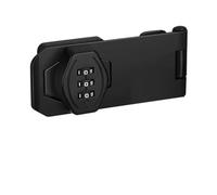 New Zinc Alloy 3 Digit Cabinet Lock, Anti-Theft Security Coded Keyless Lock for Cupboard Drawer Door, Mechanical Password Lock Hardware for Home Office (Black-5 pollici)