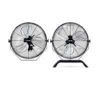 NewAir Ventilatore ad alta velocità da 20 pollici, impermeabile, supporto da pavimento 2 in 1 o ventola da montaggio a parete, inclinazione regolabile e 3 velocità fino a 4650 CFM, ventilatore